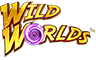 Wild Worlds Slot Logo.