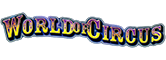 World of Circus Slot Logo.