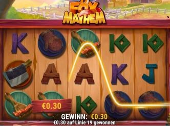 Gewinn bei Fox Mayhem.