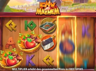 Cash-Symbole bei Fox Mayhem.