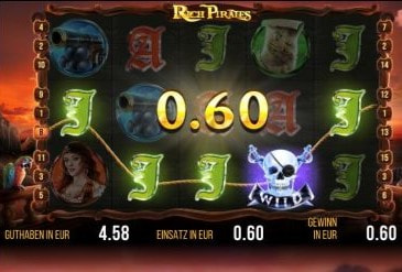Größerer Gewinn bei Rich Pirates.