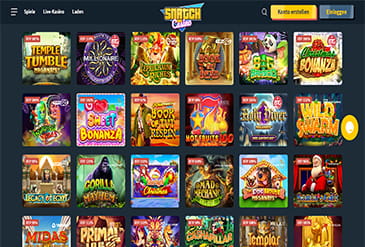 Die Spielauswahl im Snatch Casino.