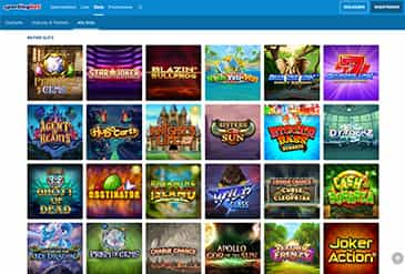 Die Spiele in der Sportingbet Slots Online Spielhalle.