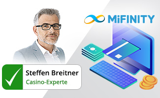 Ein Bild von Steffen Breitner, daneben das MiFinity Logo.