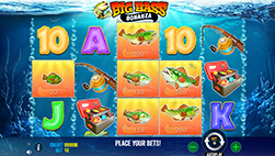 Der Online Slot Big Bass Bonanza.