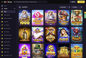 Die Spiele im BitStarz Casino.
