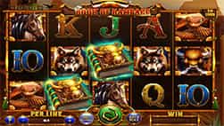 Das Book of Rampage Automatenspiel.