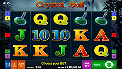 Der Spielautomat Crystal Ball.