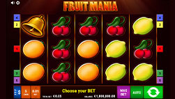 Der Online Slot Fruit Mania im Wunderwins Casino.