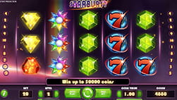 Das Spiel Starburst.