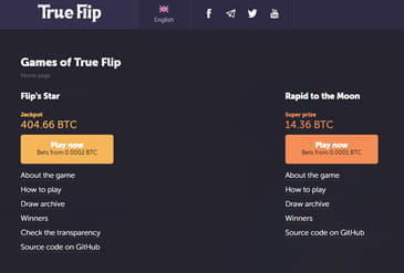 The Game selection of True Flip