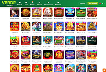 Verde Casino Spielautomaten.