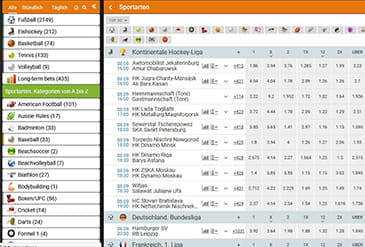 Spielauswahl vom 1x-bit-com