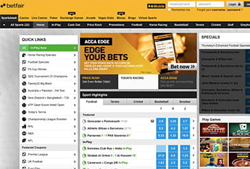 Vorschaubild Lobby Betfair