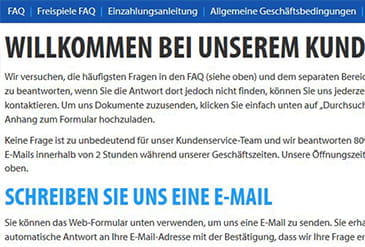 Vorschaubild Support bgo