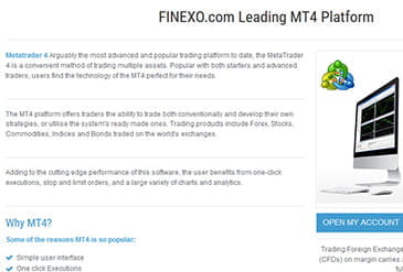Vorschaubild Finexo Plattform