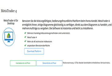 Vorschaubild ForexMart Plattform