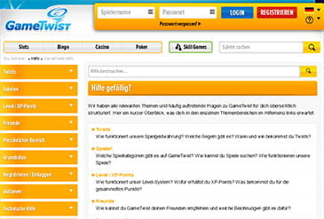 Vorschaubild Gametwist Kundensupport