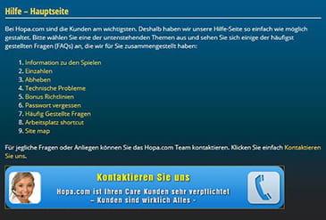 Vorschaubild Support Hopa.com