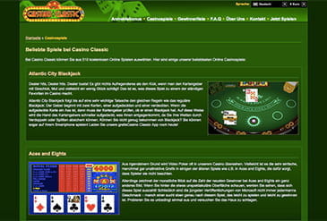 Vorschaubild Lobby Casino Classic