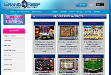 Vorschaubild Lobby Grand Reef Casino