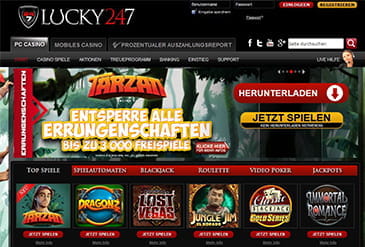 Vorschaubild Lobby Lucky247