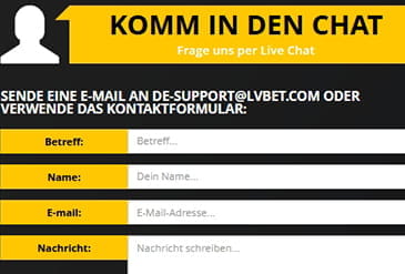 Vorschaubild Support LVBet