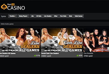 Vorschaubild Lobby Pornhub Casino