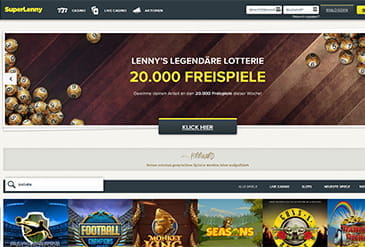 Vorschaubild Spielauswahl SuperLenny Casino