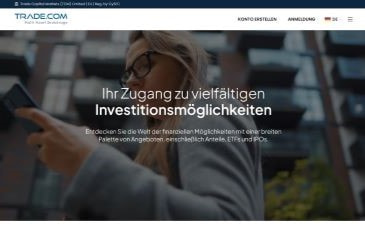 Vorschaubild trade.com Startseite