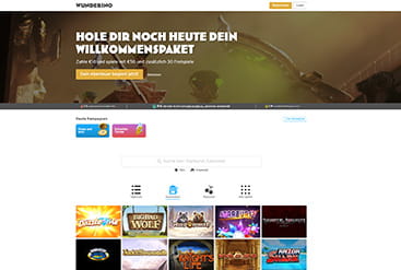 Nehmen Sie sich 10 Minuten Zeit, um mit wunderino erfahrungen zu beginnen