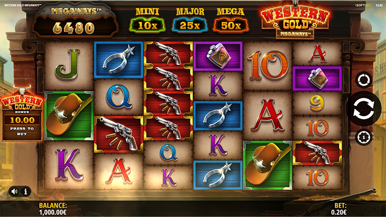 Western Gold Megaways Demo