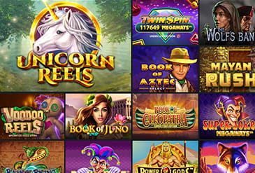 Zu den gefragtesten Spielen im Whamoo gehören unter anderem die Slots Starburst und Unicorn Reels.