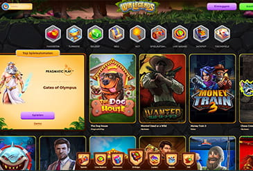 Die Homepage von WinLegends.