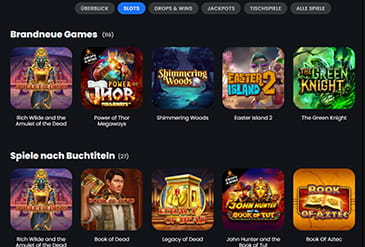 Das Winny Casino stellt dir immer neue Spielautomaten zur Verfügung.