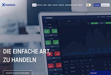 Startseite von XMarkets