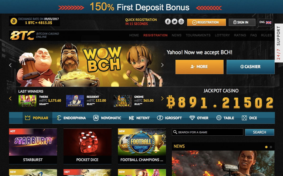 How To Turn Your play bitcoin casino online From Zero To Hero