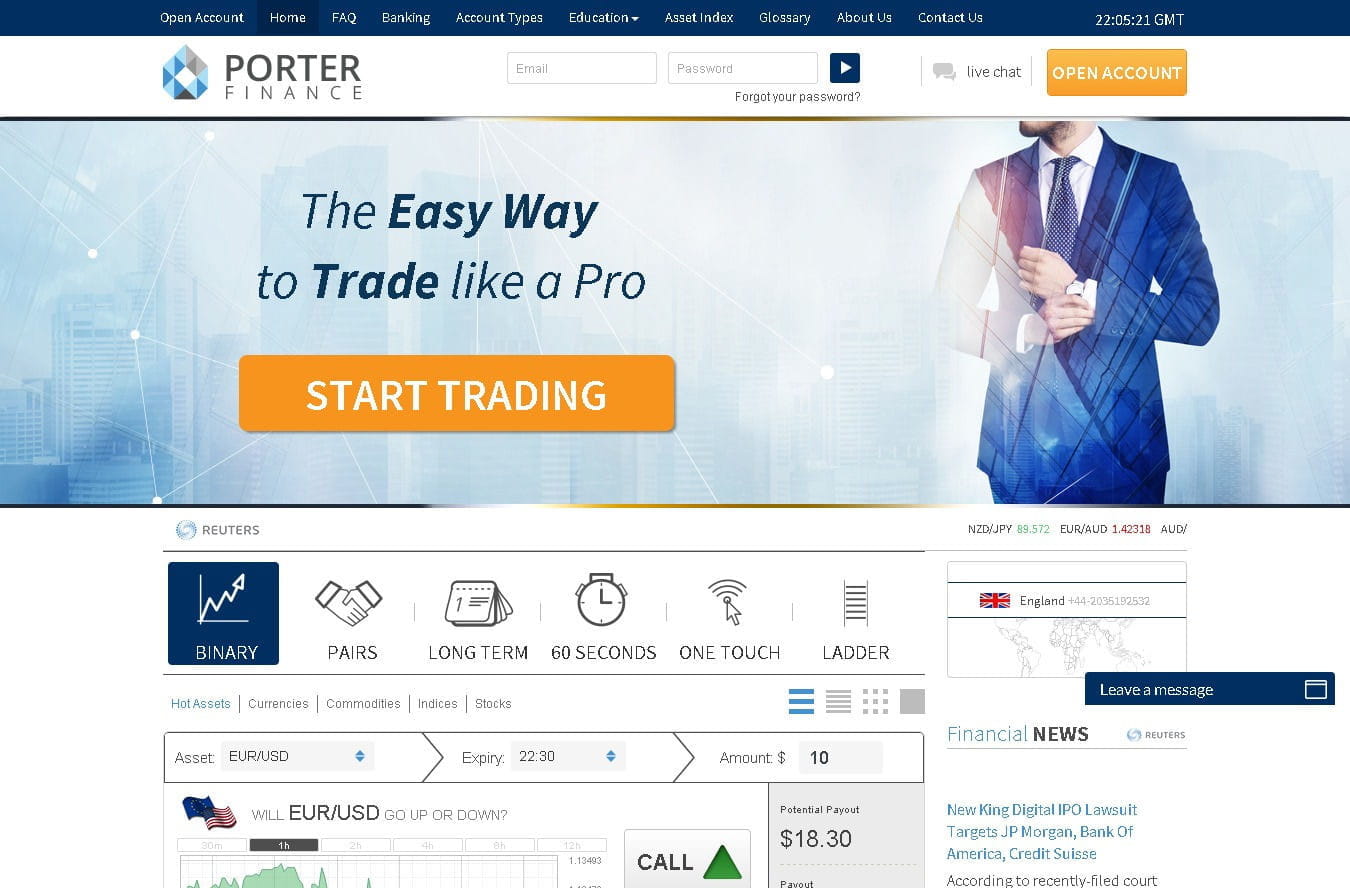 Porterfinance bonus