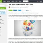 eToro Instrumente