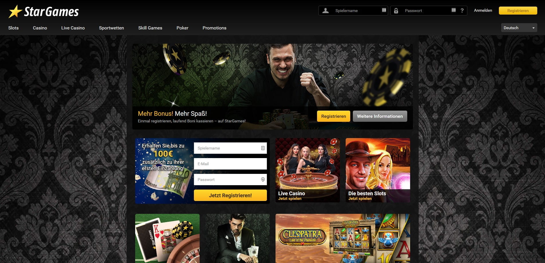 Stargames 100 Euro Stargames 100 Euro