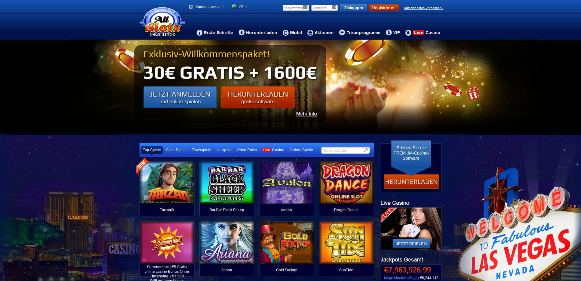 All Slots Casino > 1500€ Gratis Willkommenspaket All Slots Casino > 1500€ Gratis Willkommenspaket