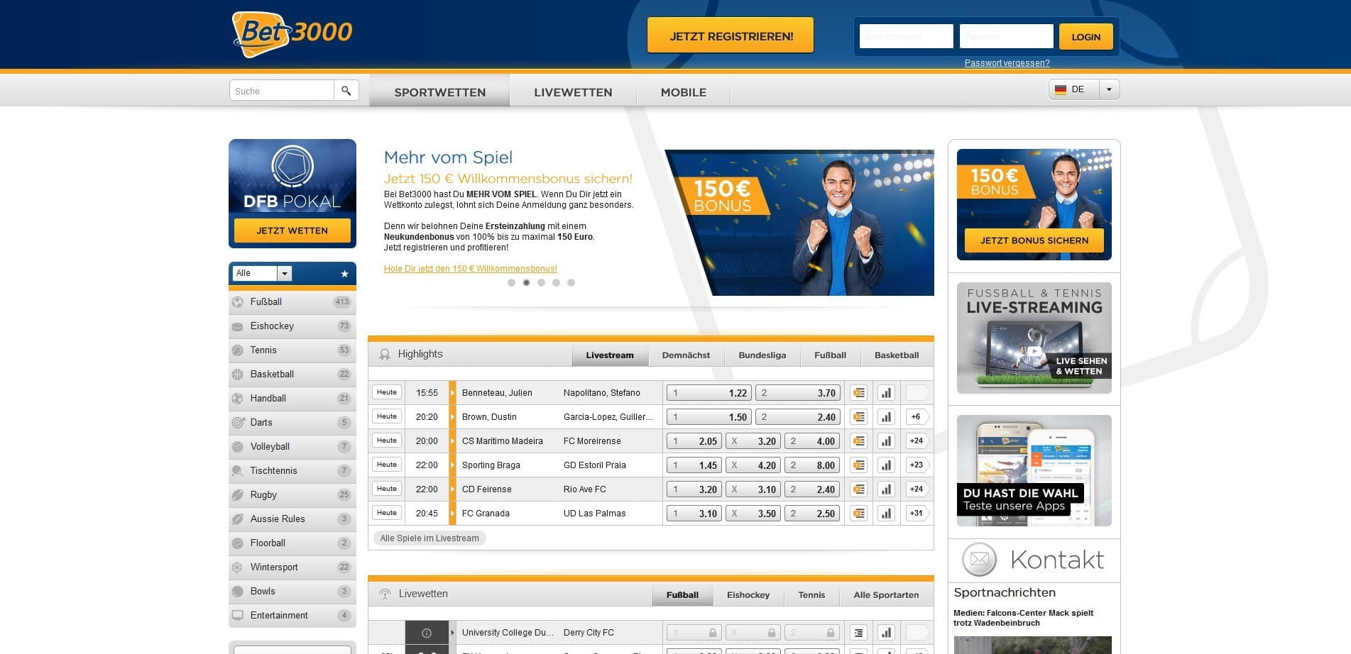Bet3000 Einzahlung Bet3000 Einzahlung