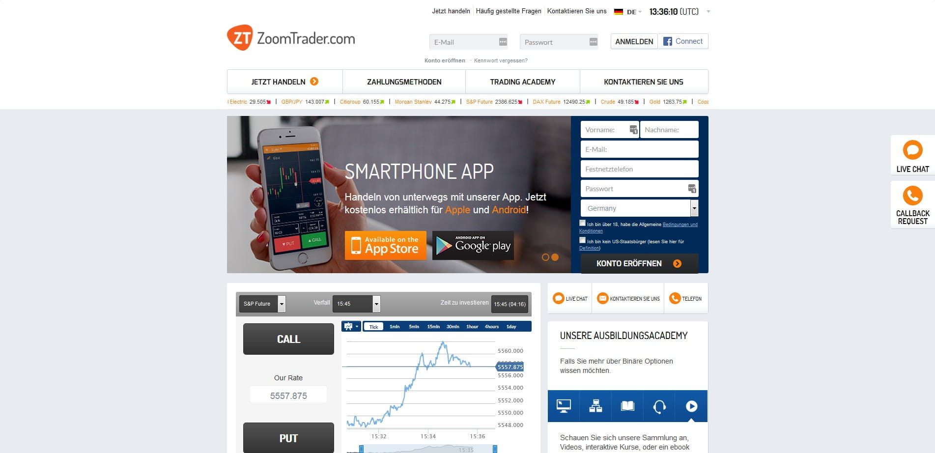 The app provides traders with a host of options, including the ability to trade currency pairs, binary options and commodity futures through a choice of forex brokers. The interface offers.