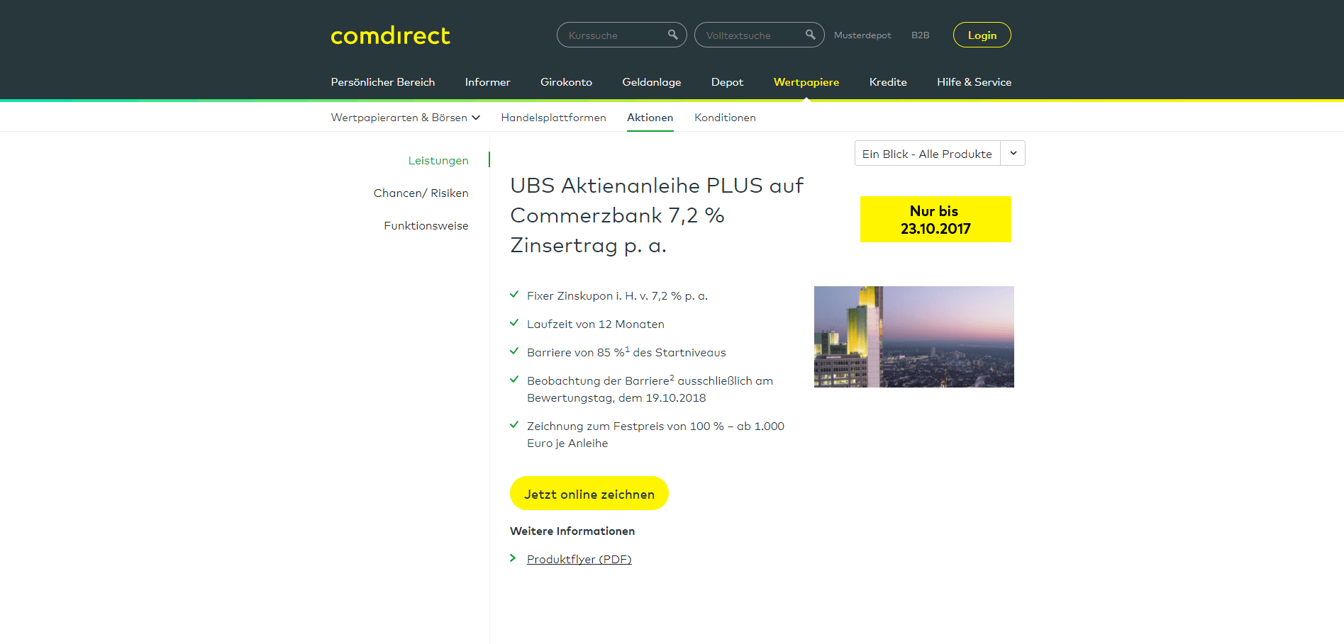 Aktienanleihen Commerzbank Aktienanleihen Commerzbank