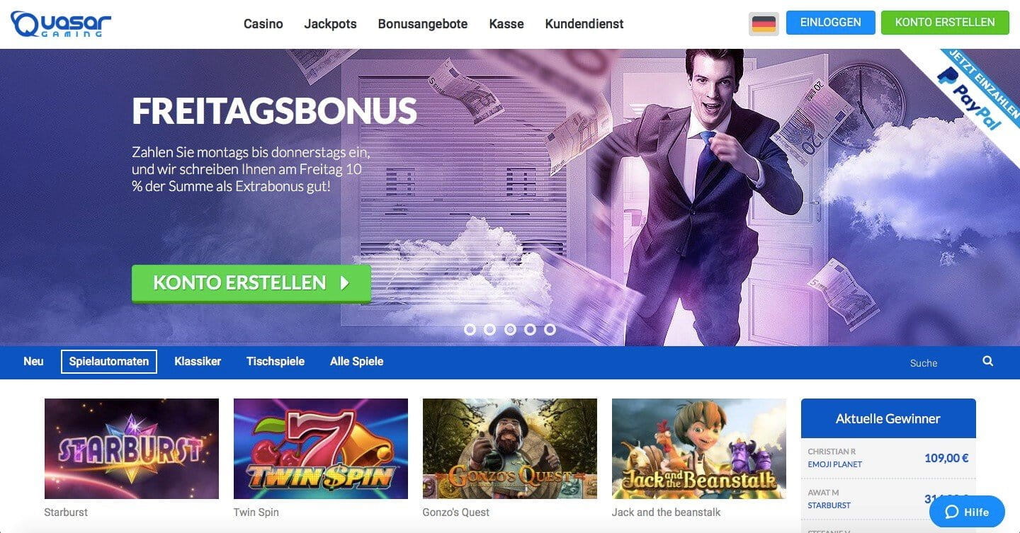Quasar Gaming Erfahrungen Quasar Gaming Erfahrungen