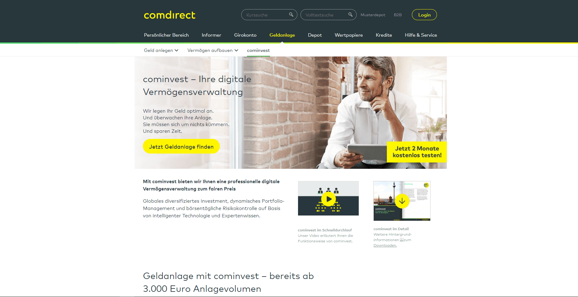 Comdirect Cominvest Comdirect Cominvest