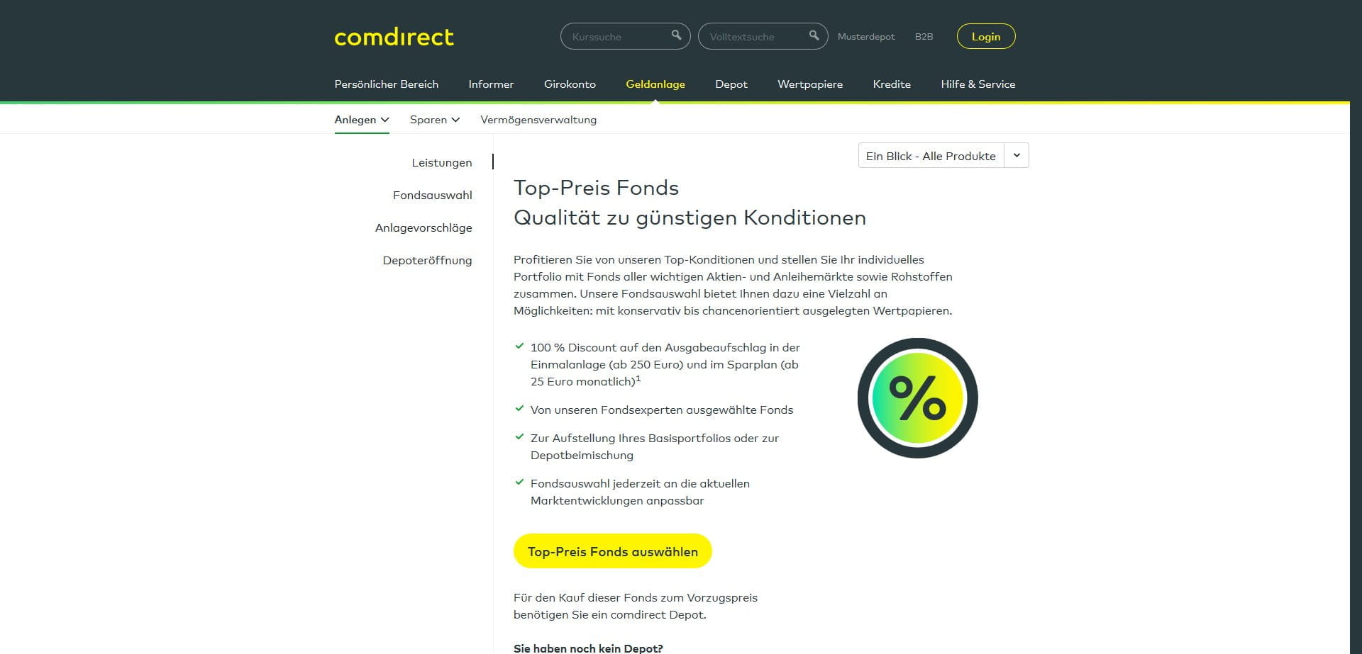 Comdirect Angebot Comdirect Angebot