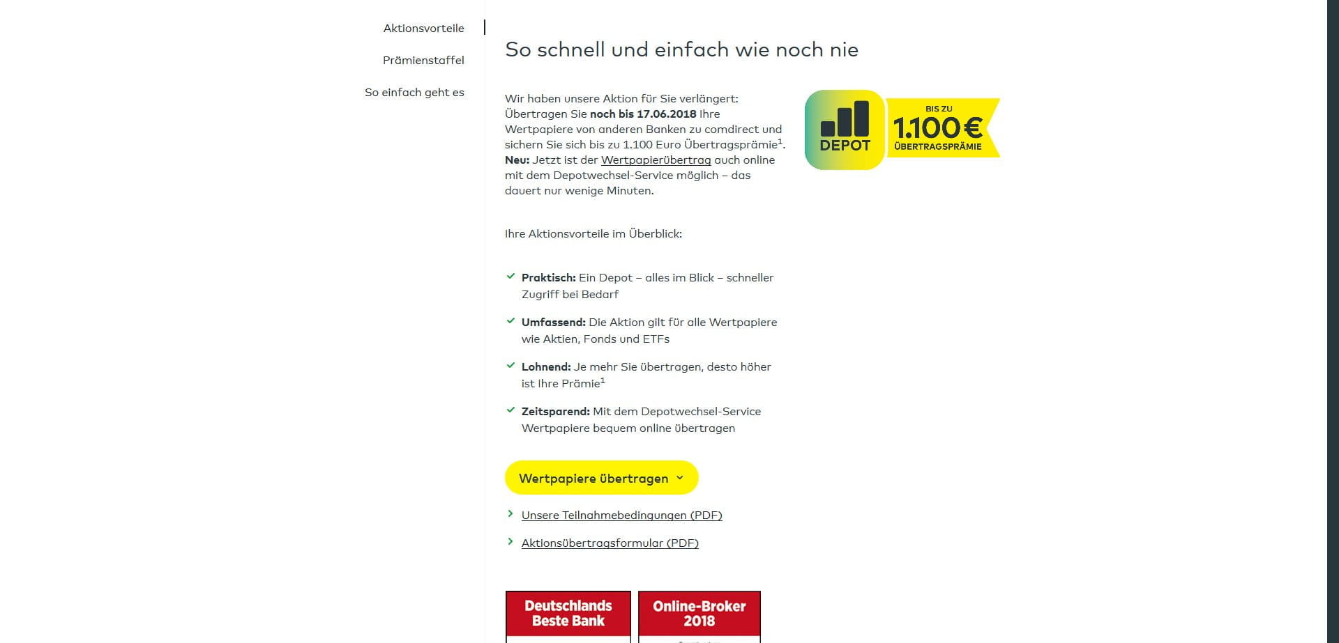Commerzbank Depotübertrag Prämie Commerzbank Depotübertrag Prämie
