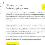 comdirect Orderentgelt Aktion