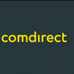 Das Logo der comdirect Bank.